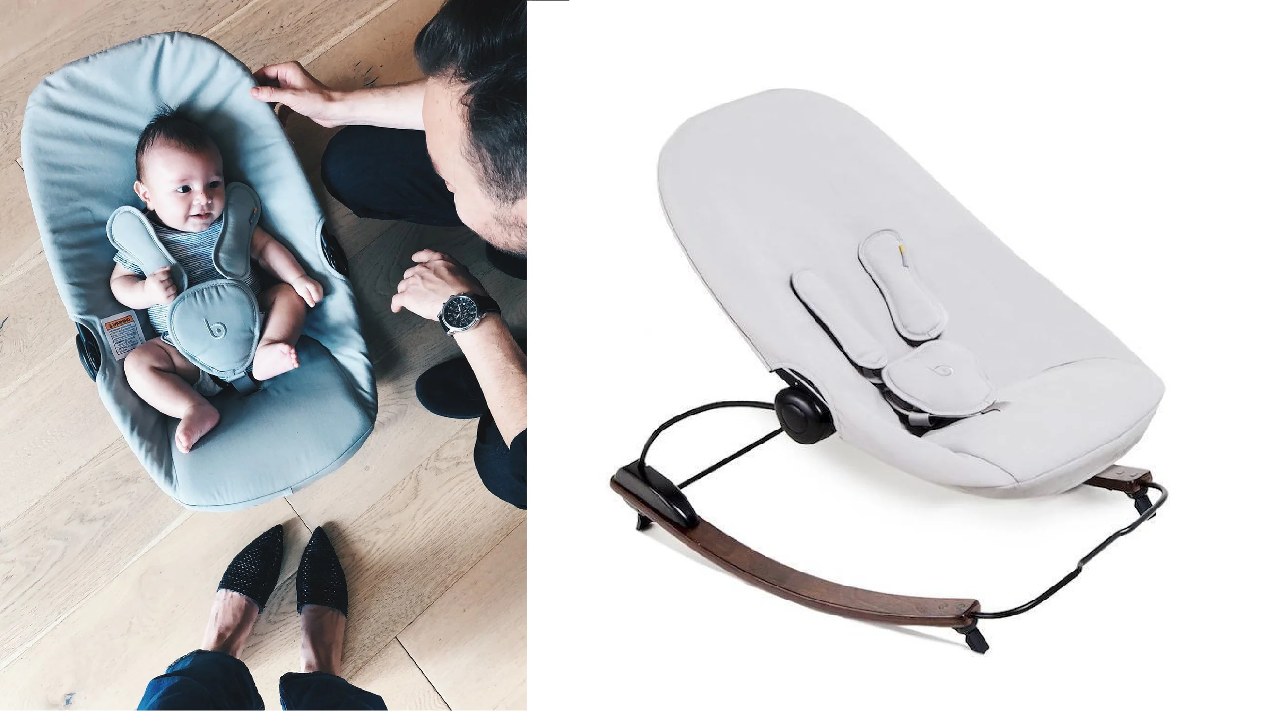 coco go 3-in-1 bouncer cappuccino wood (April Delivery) - Image 5